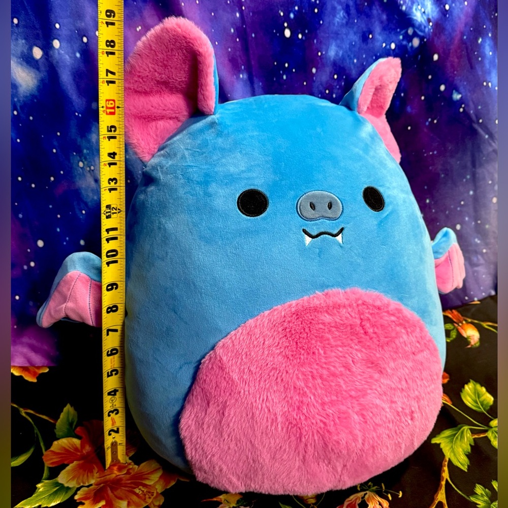Giant Squishmallows Original 16-Inch Plush Boyle Blue Fruit Bat 🦇💙